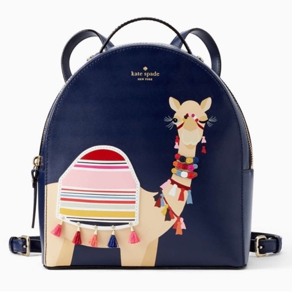 NWOT Kate Spade Spice Things Up Sammi Camel Novelty Backpack